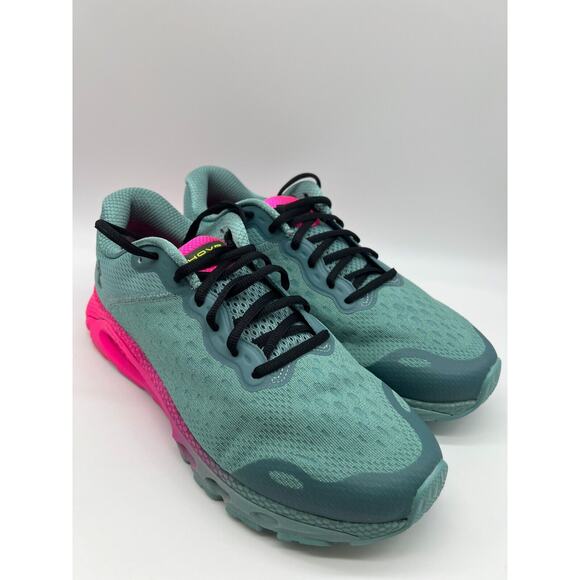 Under Armour HOVR Infinite 3 Daylight Teal Pink Miami Green Men's Size 10 - Picture 6 of 12